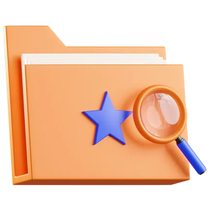 Search Folder 3 D Icon 3D Icon