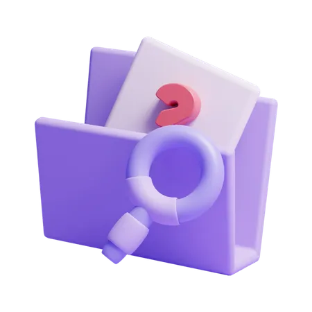 Search Folder  3D Icon