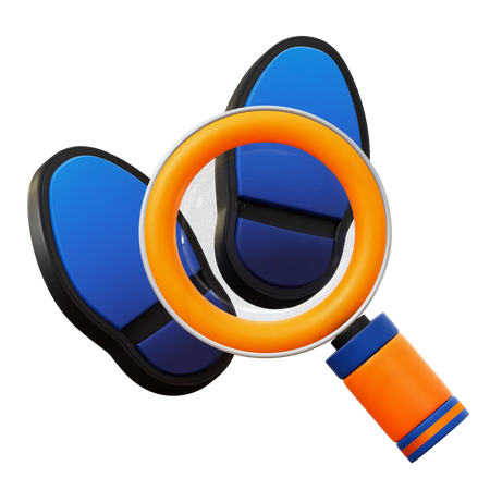 Search Footprint  3D Icon