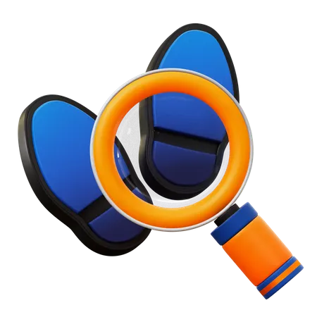 Search Footprint  3D Icon