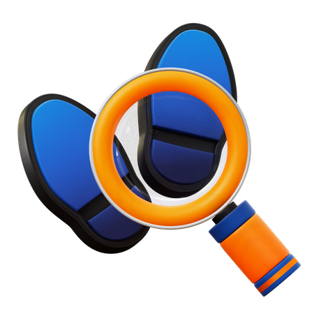 Search Footprint 3D Icon