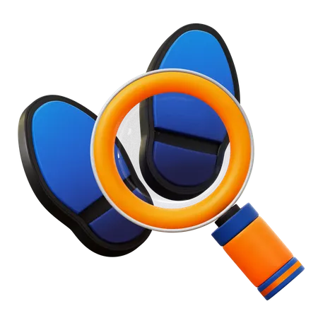 Search Footprint 3D Icon