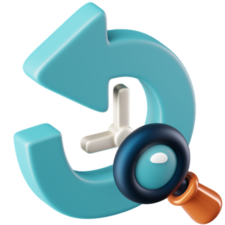 Search History  3D Icon