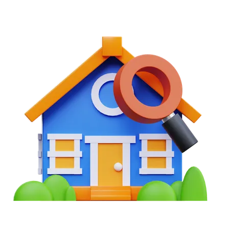 Search Home  3D Icon