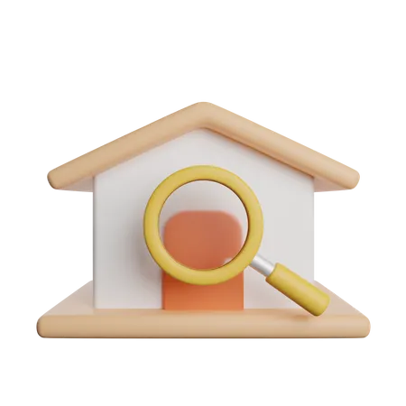 Search Home Location 3D Icon