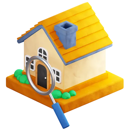 Search House Property 3 D Icon 3D Icon