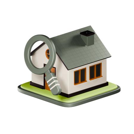 집 수색  3D Icon