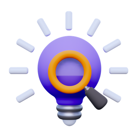 Search Idea  3D Icon