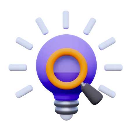 Search Idea  3D Icon