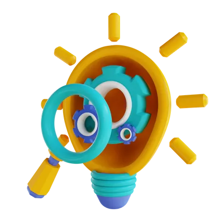 Search Idea Generation  3D Icon