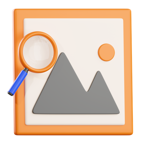 Search Image  3D Icon