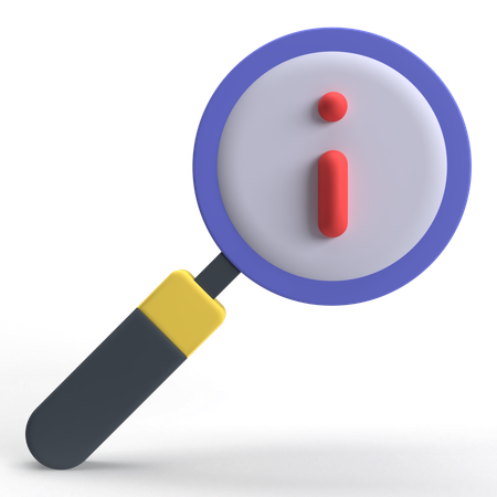 Search Info  3D Icon