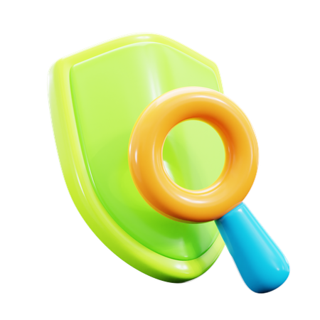 Search insurance  3D Icon