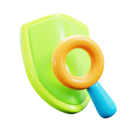 Search insurance  3D Icon