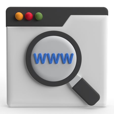 Search Internet  3D Icon