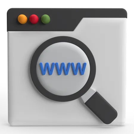 Search Internet  3D Icon