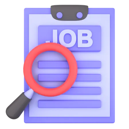Search Job  3D Icon