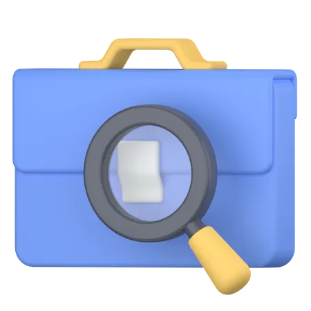 Search job  3D Icon