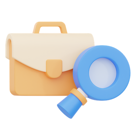 Search Job  3D Icon