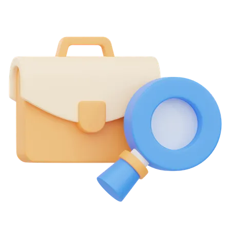 Search Job  3D Icon