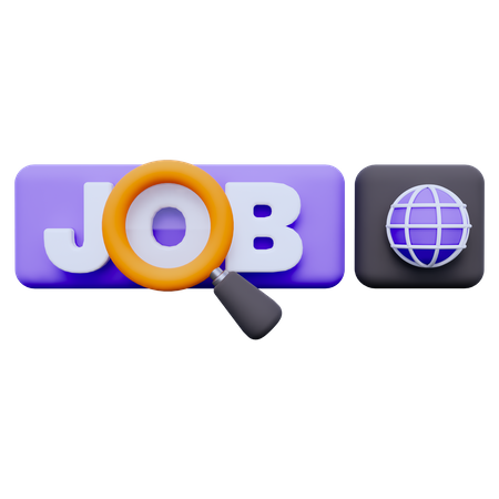 Search Job  3D Icon