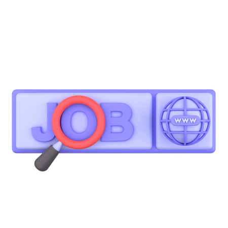 Search Job  3D Icon