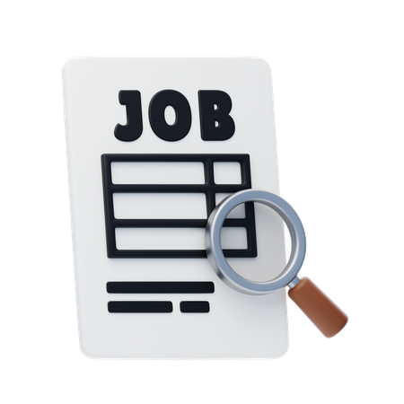 Search Job  3D Icon