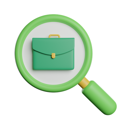 Search Job  3D Icon