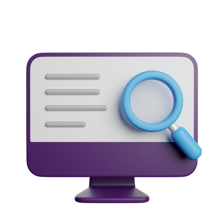 Search Lesson  3D Icon