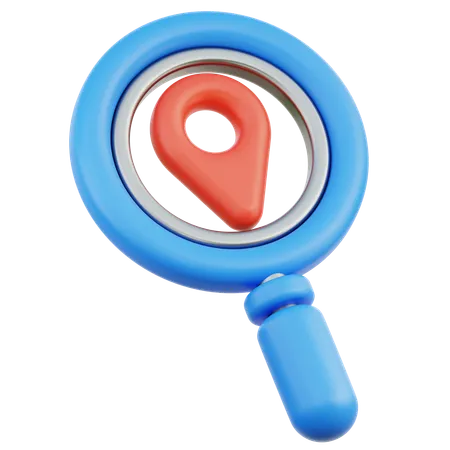 Search Location  3D Icon