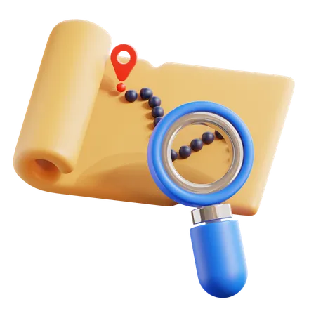 Search Location  3D Icon