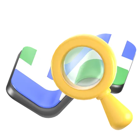 Search Location  3D Icon