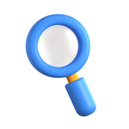 Search Magnifying Glass  3D Icon