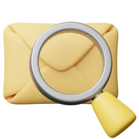 Search Mail  3D Icon