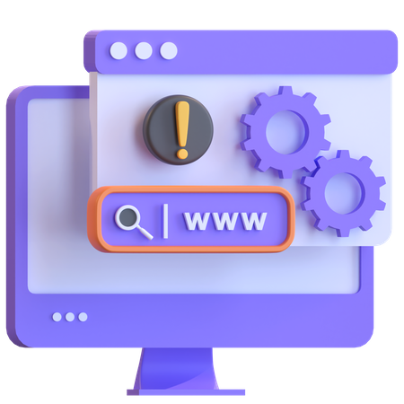 Search Maintenance  3D Icon