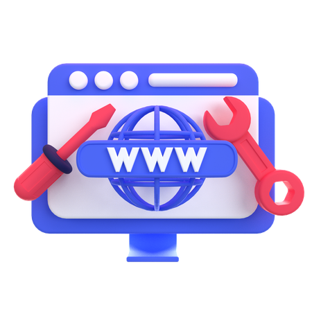 Search Maintenance  3D Icon