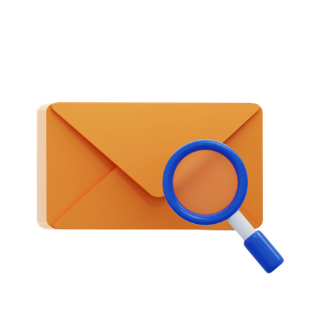 Search Message  3D Icon