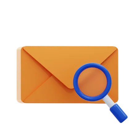 Search Message  3D Icon