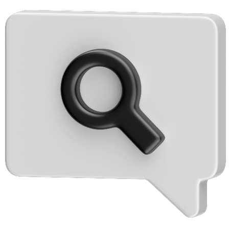 Search Message  3D Icon