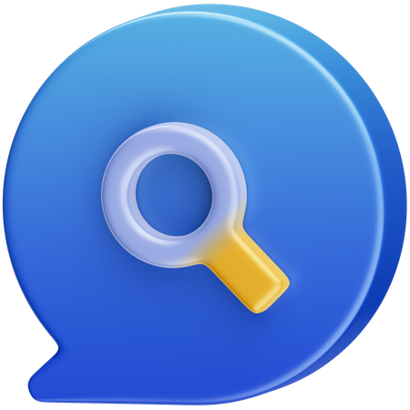 Search Message  3D Icon