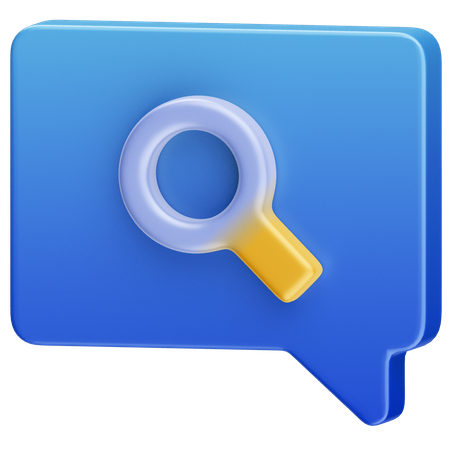 Search Message  3D Icon