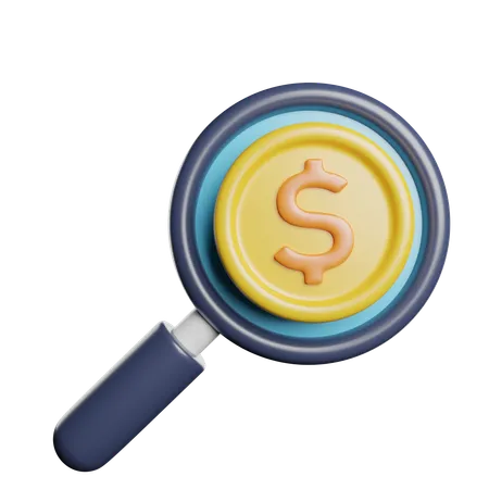 Search Find Magnifier 3D Icon