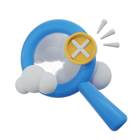 Search Not Found  3D Icon