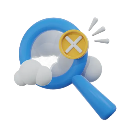 Search Not Found  3D Icon
