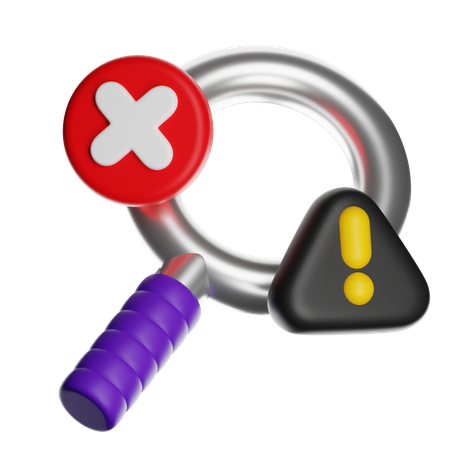 Search Not Found  3D Icon