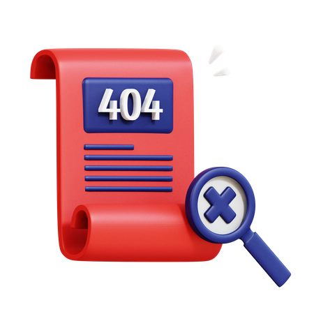 Search Not Found  3D Icon