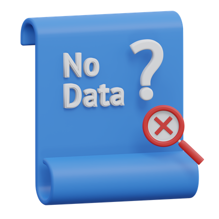 Search Not Found  3D Icon