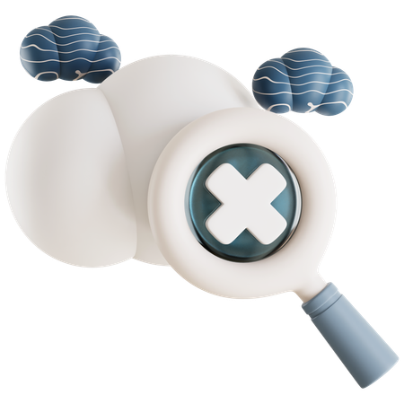 Search Not Found  3D Icon