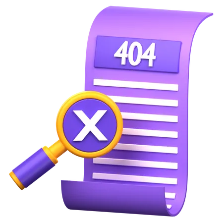 Search Not Found 3 D Icon Illustration 3D Icon