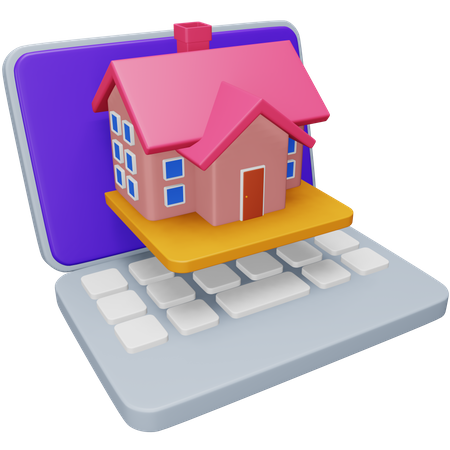 Search Online Property  3D Icon